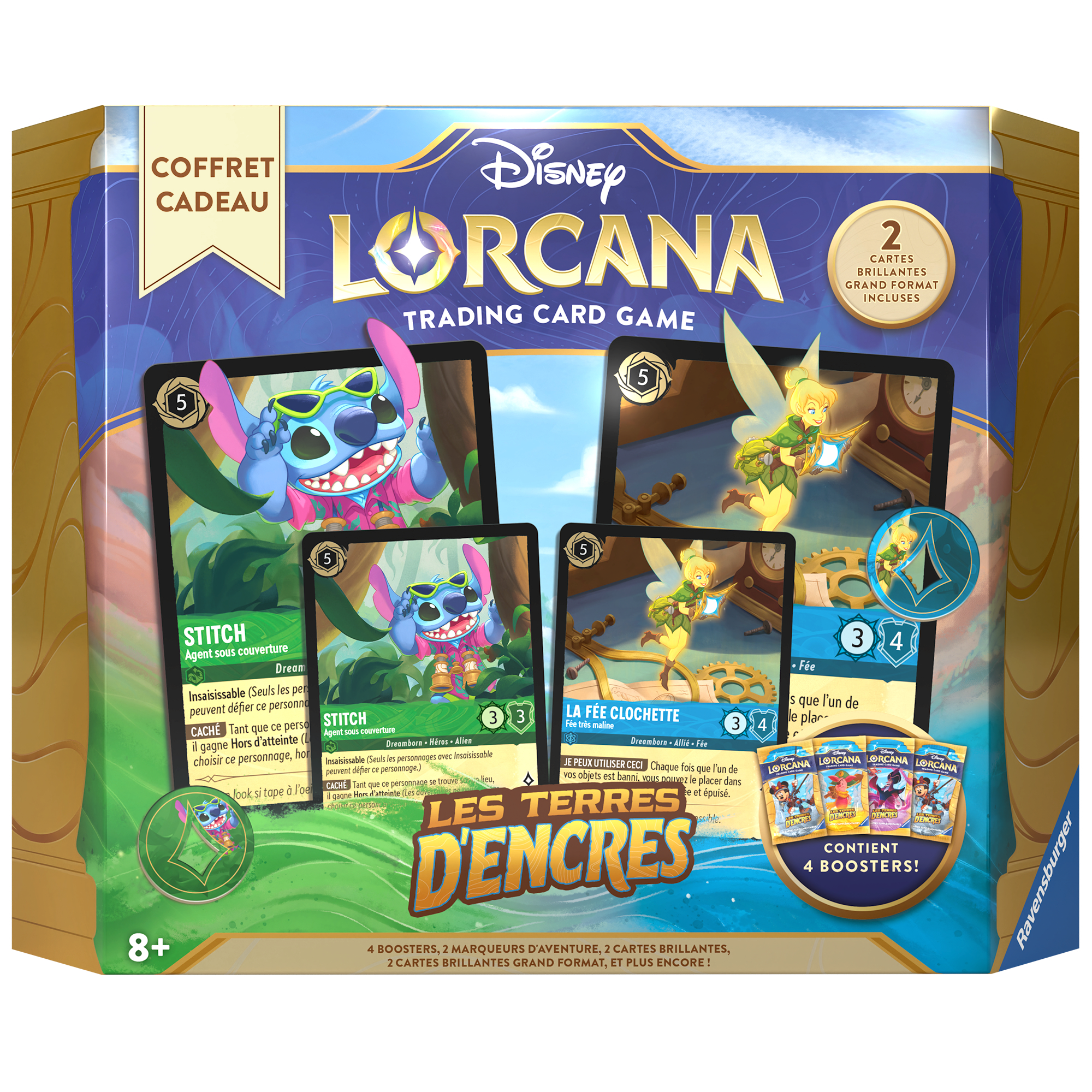 Boite de Disney Lorcana : Les Terres d'Encres - Coffret Cadeau