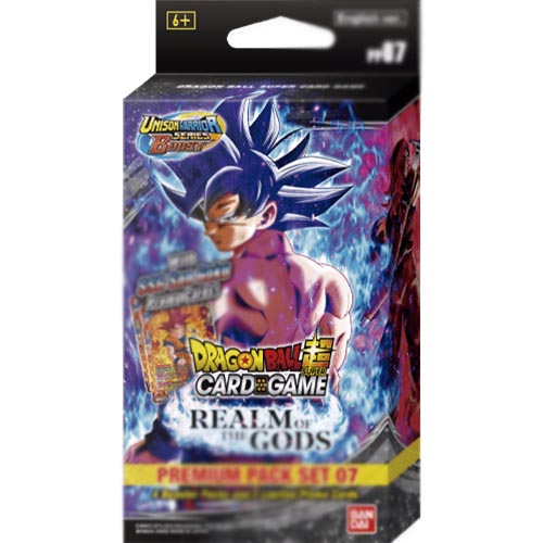 Boite de Premium Pack 07 Dragon Ball Super Card Game Realm of the Gods
