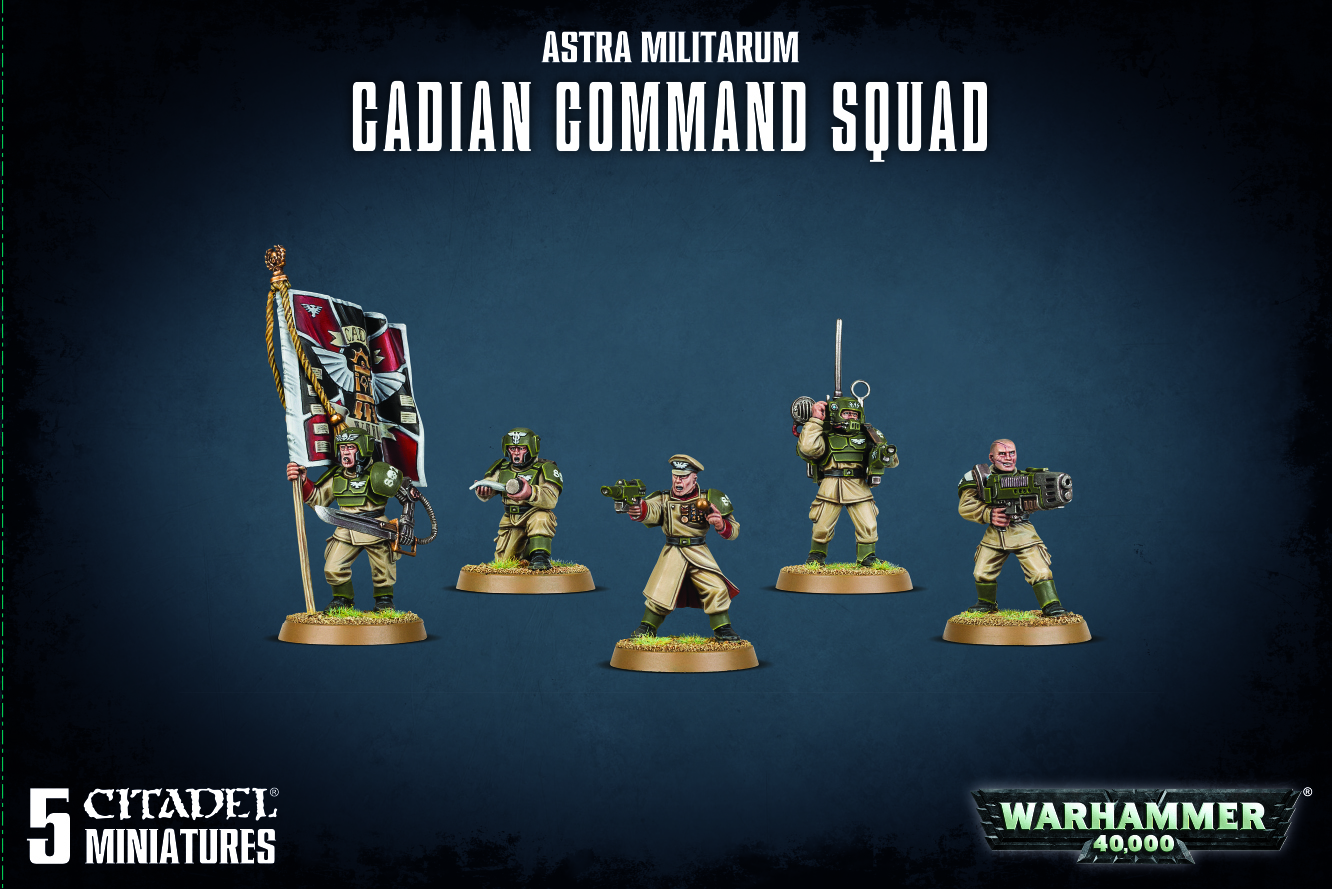 Boite de Astra Militarum : Cadian Command Squad