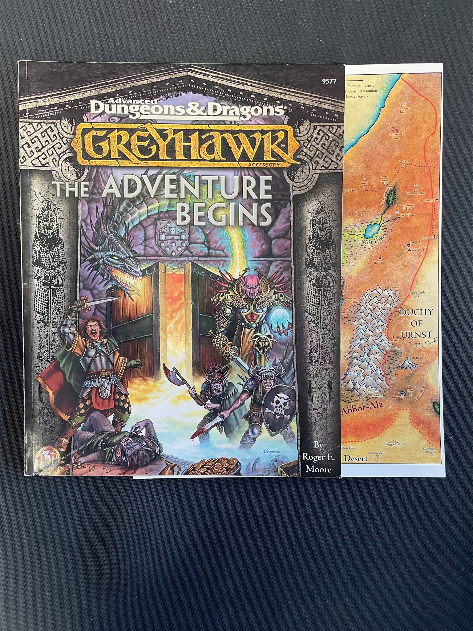 Boite de AD&D : Greyhawk - The Adventure Begins 9577 (Occasion - Voir photos)