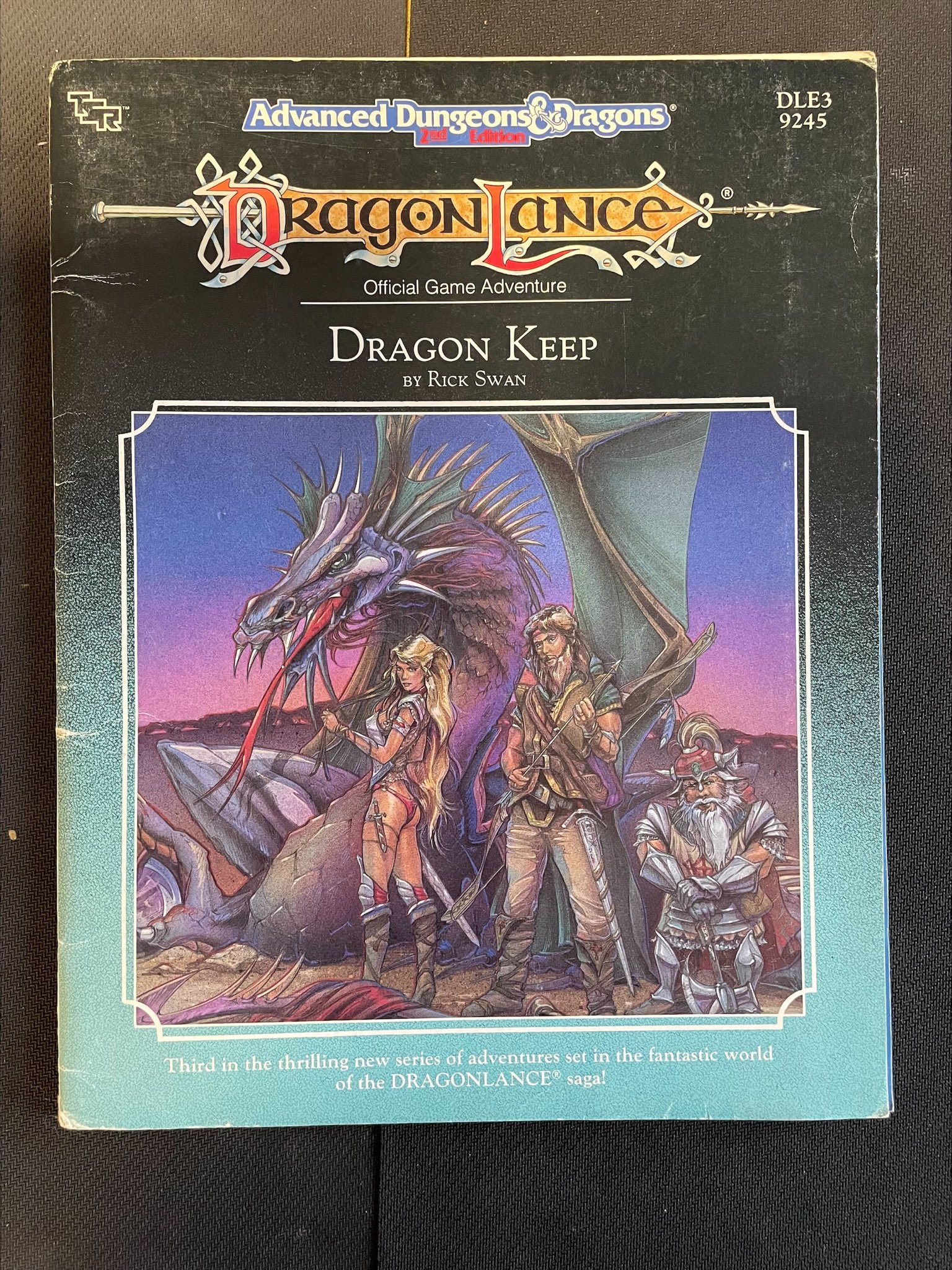 Boite de AD&D DLE3: Dragonlance - Dragon Keep 9245 (Occasion - Voir photos)