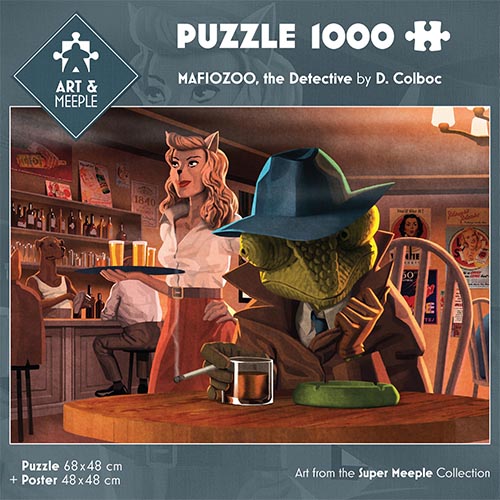 Boite de Art and Meeple - Puzzle 1000 Pièces : Mafiozoo