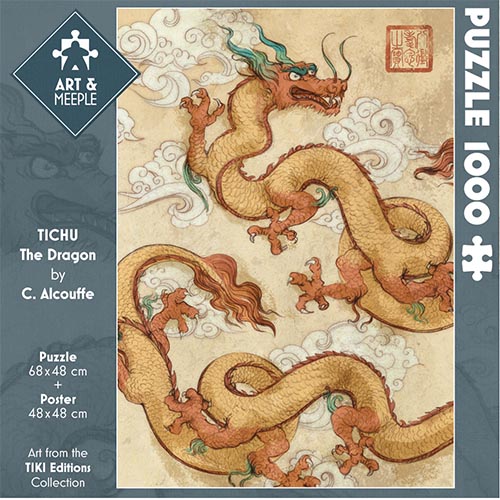 Boite de Art and Meeple - Puzzle 1000 Pièces : Tichu