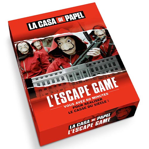 Boite de L'Escape Game Officiel de la Casa de Papel