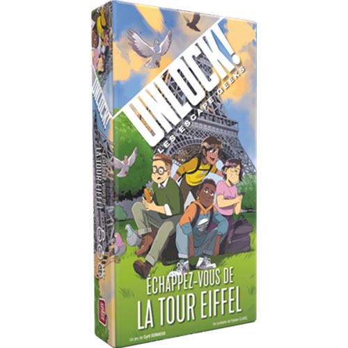 Boite de Unlock! Escape Geeks : La Tour Eiffel