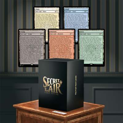 Boite de Secret Lair Drop : The Full-Text Lands