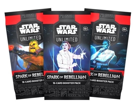 Boite de Star Wars: Unlimited - Étincelle de Rébellion - Booster